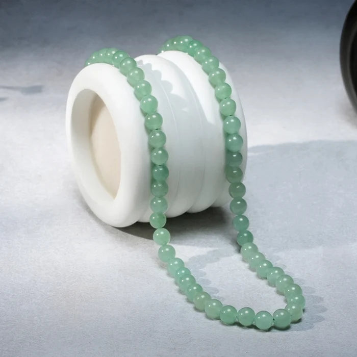 Green Aventurine Mala – Luck &amp; Opportunity