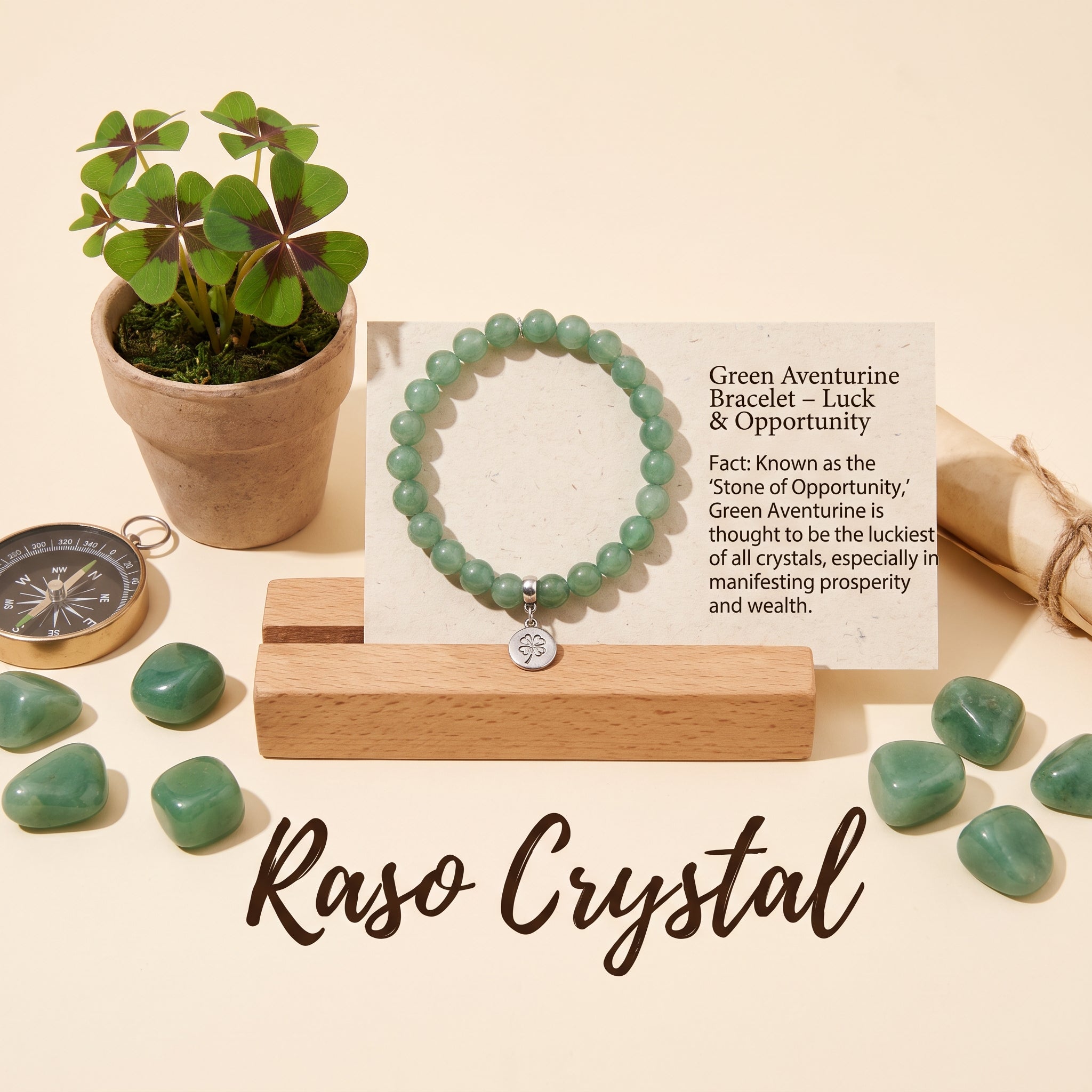 Green Aventurine Bracelet – Luck & Opportunity