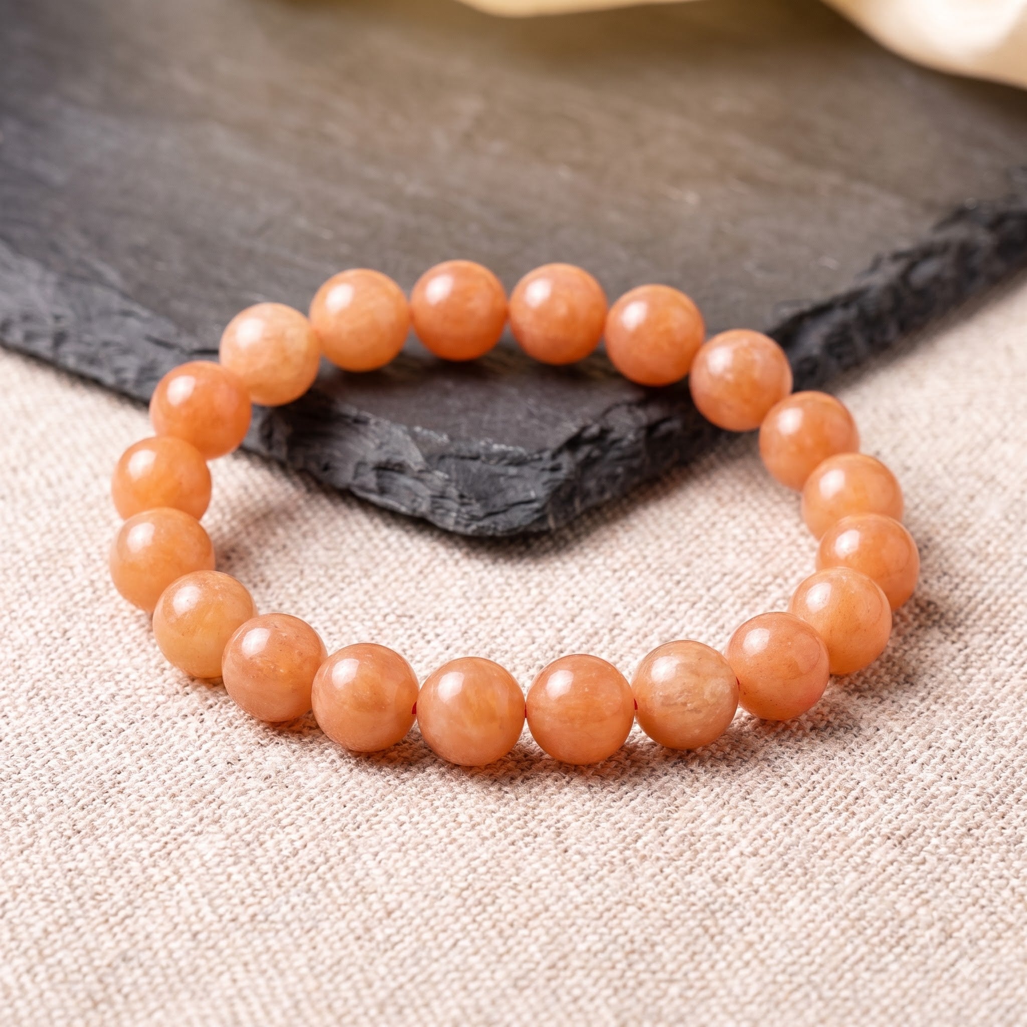 Red Aventurine Bracelet – 8mm Natural Crystal Beads for Motivation, Confidence & Vitality – Root & Sacral Chakra – Aries & Leo Zodiac – Unisex Stone Jewelry for Action & Empowerment | Raso Crystals