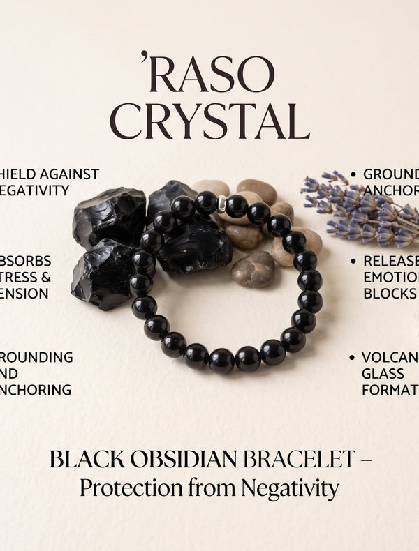 Black Obsidian Bracelet – Protection from Negativity