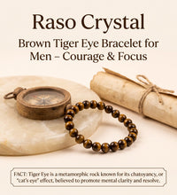 Protection & Evil Eye BraceletsBrown Tiger Eye Bracelet for Men – Courage & FocusRaso Crystal