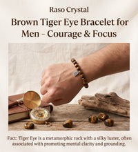 Protection & Evil Eye BraceletsBrown Tiger Eye Bracelet for Men – Courage & FocusRaso Crystal