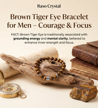 Protection & Evil Eye BraceletsBrown Tiger Eye Bracelet for Men – Courage & FocusRaso Crystal