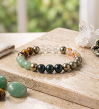 Dhan Yog Bracelet - Citrine, Pyrite & Aventurine (8mm) | Wealth MagnetRaso CrystalWealth & SuccessRaso Crystal
