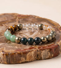 Dhan Yog Bracelet - Citrine, Pyrite & Aventurine (8mm) | Wealth MagnetRaso CrystalWealth & SuccessRaso Crystal