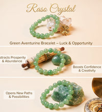Green Aventurine Bracelet – Luck & OpportunityRaso Crystal