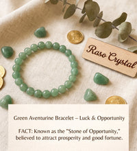 Green Aventurine Bracelet – Luck & OpportunityRaso Crystal