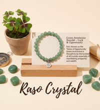 Green Aventurine Bracelet – Luck & OpportunityRaso Crystal