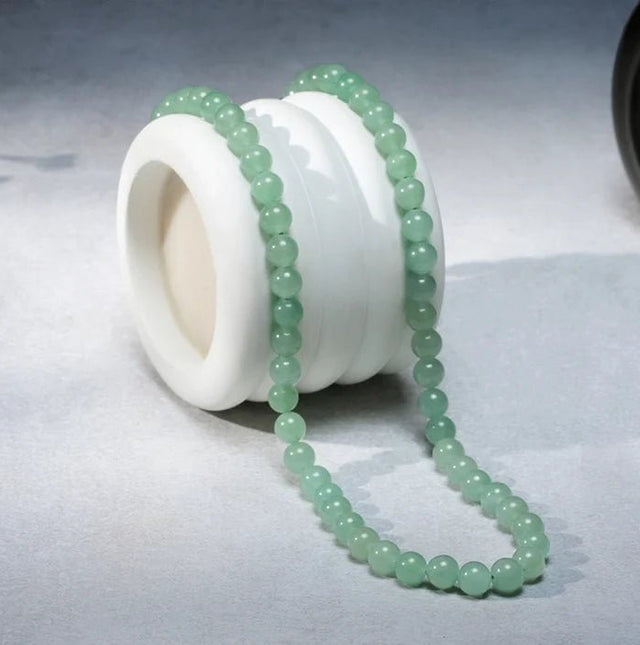 Green Aventurine Mala – Luck & Opportunity