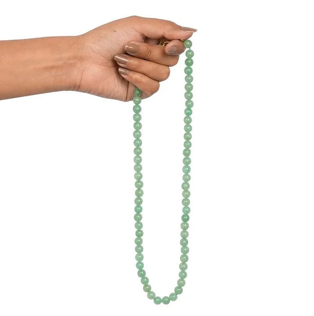 Green Aventurine Mala – Luck & Opportunity