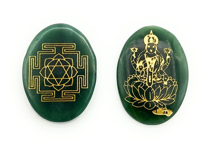 Jade Laxmiji Zibu Coin Wealth Switch Coin – Money Stone for Prosperity & Abundance | Raso Crystal