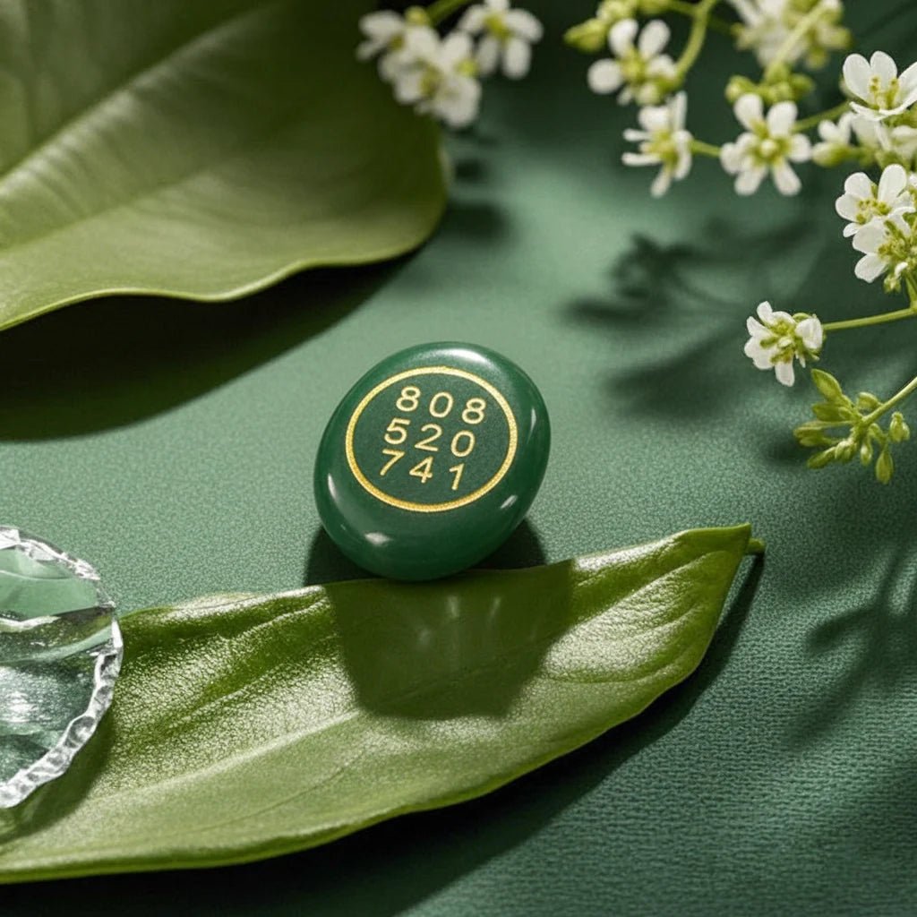 Natural Aventurine Zibu Symbol Coin – Mantrit & Certified | Wealth, Luck & Positive Energy | Raso Crystal