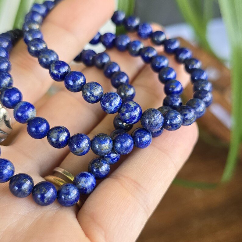 Natural Lapis Lazuli Energy Bracelet – Confidence, Creativity & Positive Energy | Raso Crystal