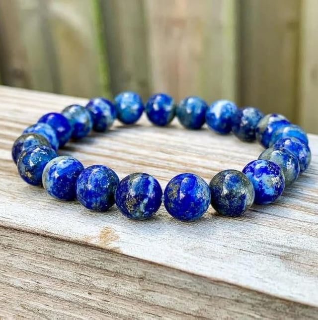 Natural Lapis Lazuli Energy Bracelet – Confidence, Creativity & Positive Energy | Raso Crystal