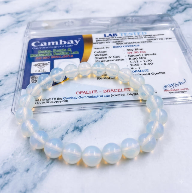 Opalite Bracelet – Positive Energy & Balance | Raso Crystals