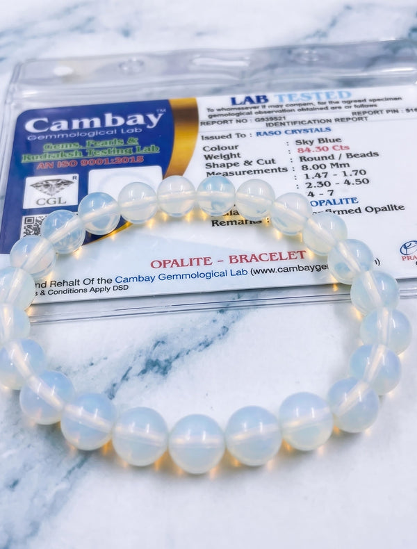 Opalite Bracelet – Positive Energy & Balance | Raso Crystals