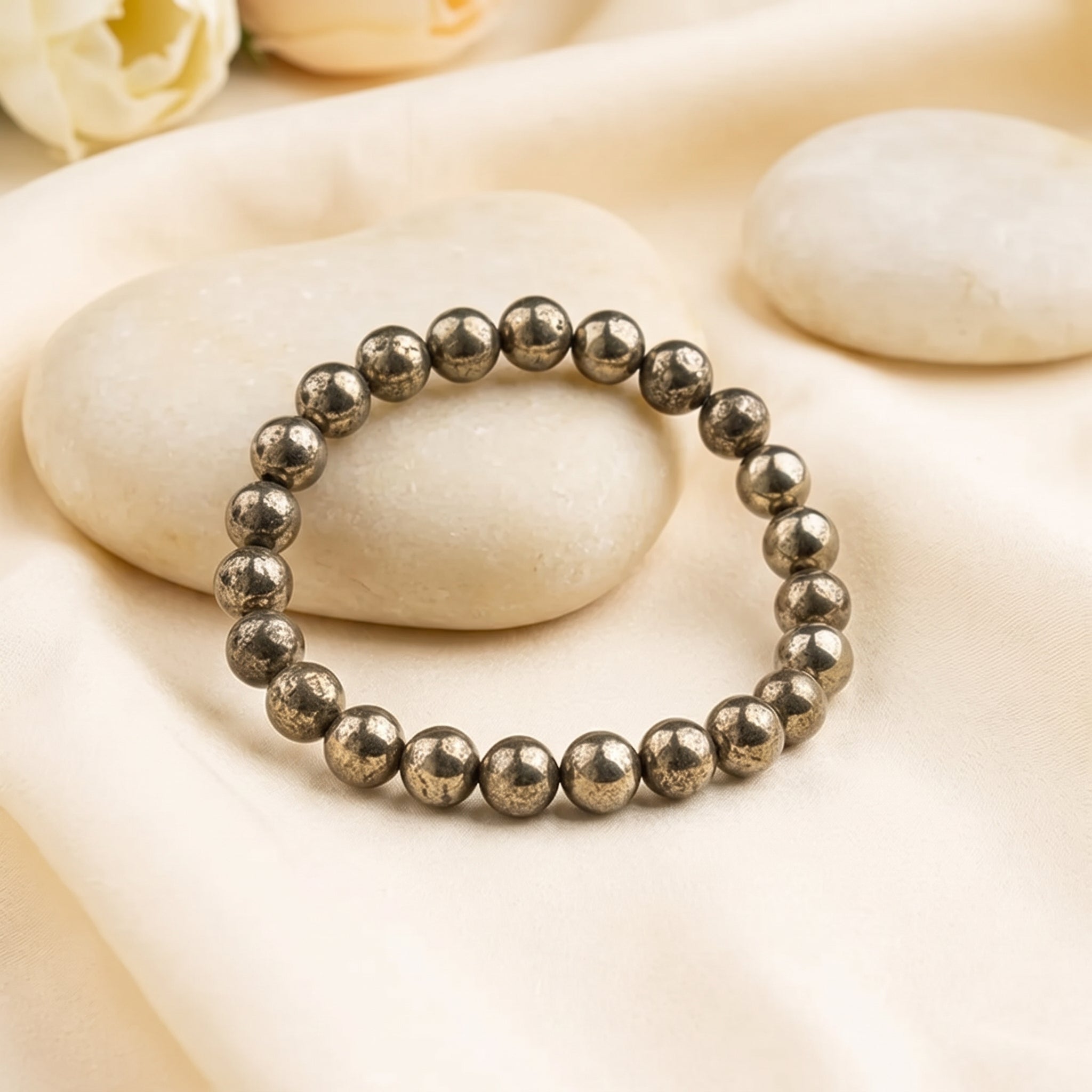 Pyrite Bracelet 8mm – Wealth & Success
