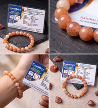 Red Aventurine Bracelet - Natural Crystal Beads for Motivation & Vitality - Aries & Leo Zodiac - Unisex crystal Bracelet for Empowerment