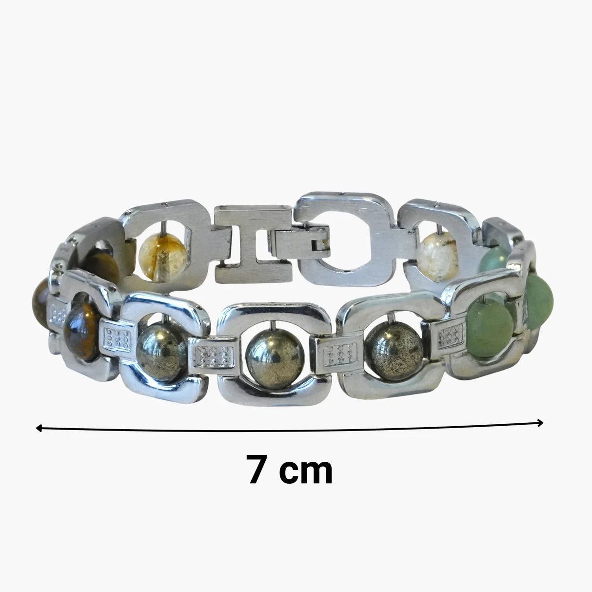 Silver Plated Essential Money Magnet Bracelet – Wealth, Prosperity & Abundance | Raso Crystal
