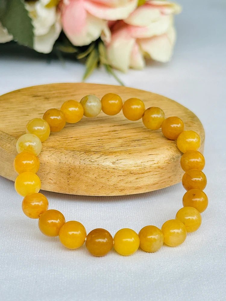 Yellow Aventurine Bracelet: Fulfills Your Desires with Divine Blessings | Raso Crystal