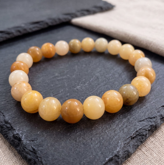 Yellow Aventurine Bracelet: Fulfills Your Desires with Divine Blessings | Raso Crystal