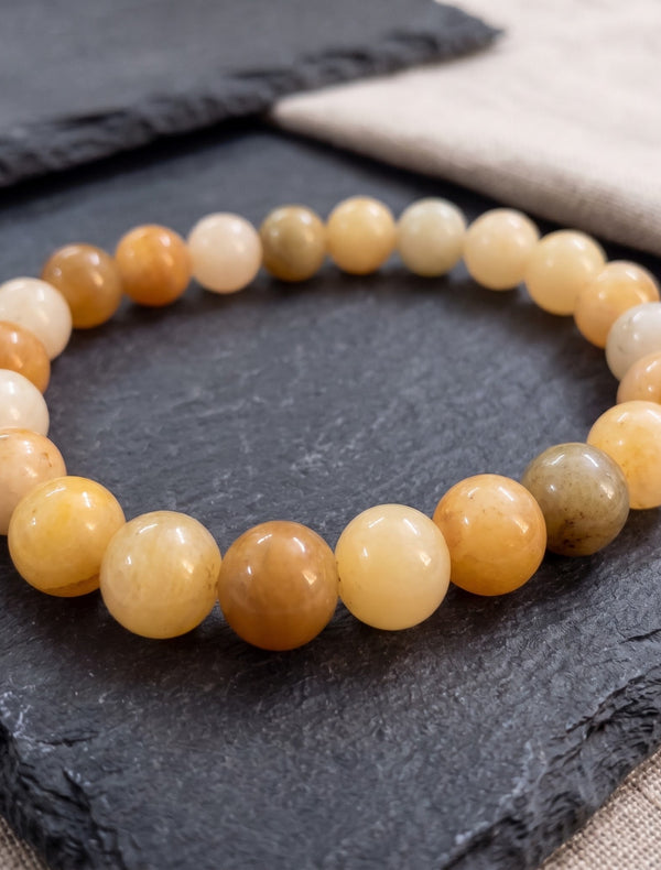 Yellow Aventurine Bracelet: Fulfills Your Desires with Divine Blessings | Raso Crystal