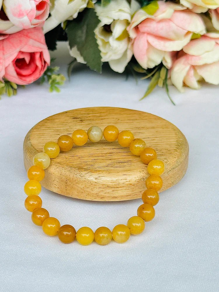 Yellow Aventurine Bracelet: Fulfills Your Desires with Divine Blessings | Raso Crystal